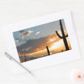 Licht verblasst in einer Blaze Rechteckiger Aufkleber (Umschlag)