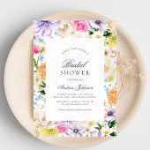 Licht verblasst Sommergarten Brautparty Einladung