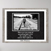 Licht verbreiten - Art Poster (Vorne)