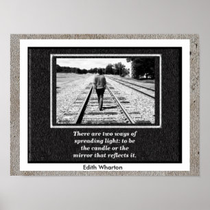 Licht verbreiten - Art Poster