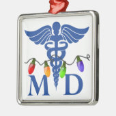 Licht-Verzierung Arzt-Weihnachten Ornament Aus Metall (Links)