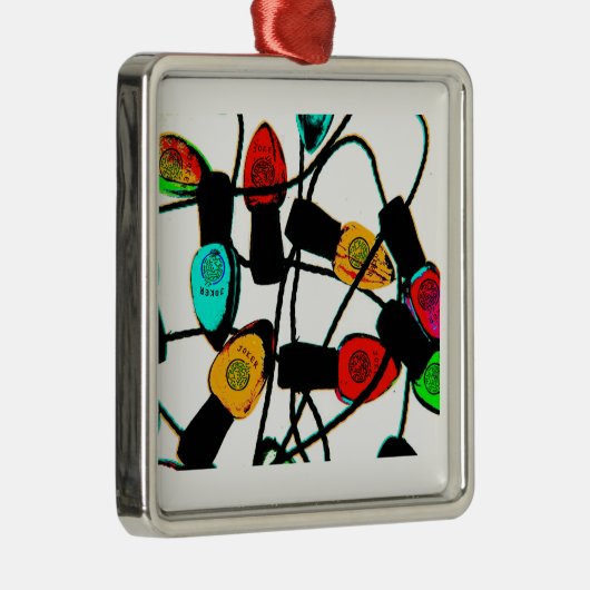 Licht-Verzierung Milliamperestunde Jongg Ornament Aus Metall (Rechts)