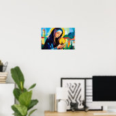 Licht von Assisi Poster (Heimbüro)
