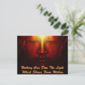 Licht von innen postkarte (Stehend Vorderseite)