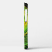 LICHT VORTEX / Gelbgrün Abstrakt Case-Mate iPhone Hülle (Rückseite / Links)