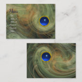 LICHT VORTEX SAPPHIRE blau-gelb grau Visitenkarte (Vorne/Hinten)