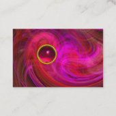 LICHT VORTEX SCHALTFLY WEIL, RUBY Hot Pink Black Visitenkarte (Rückseite)