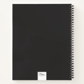 Licht wie ein Federn-Notebook Notizblock (Rückseite)