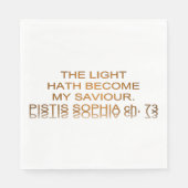 Licht wird mein Retter Serviette (Vorderseite)