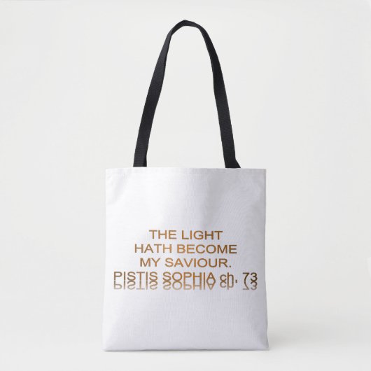 Licht wird mein Retter Tasche (Vorderseite)