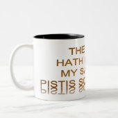 Licht wird mein Retter Zweifarbige Tasse (Links)