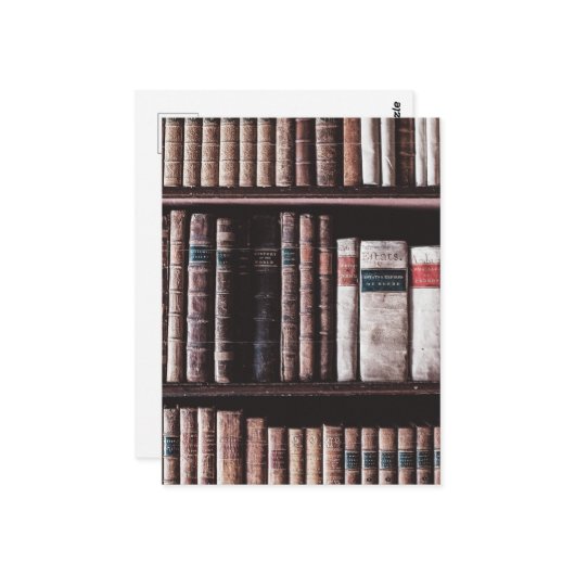 Lichtakademie Ästhetische Bibliothek Postkarte (Vorderseite/Rückseite Beispiel)