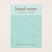 Lichtaqua blaue Ohrring-Grafikkarte (Vorderseite)