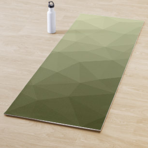 Lichtarmaturgrünes geometrisches Mesh-Muster Yogamatte