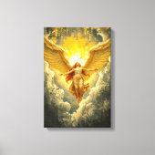 Lichtaufführung - Majestic Angelic Artwork Leinwanddruck (Vorderseite)