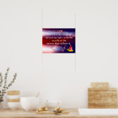 Lichtausdruck verbreiten poster (Küche)