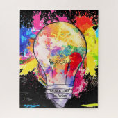 Lichtautismus Puzzle (Vertikal)