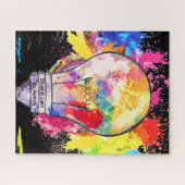 Lichtautismus Puzzle (Horizontal)