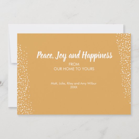 Lichtbereich Feiertagskarte (Rückseite)