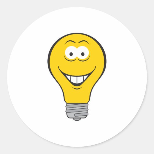 Lichtbiegefläche Runder Aufkleber (Vorderseite)
