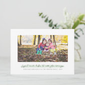 Lichtbild und religiöse Feiertagskarte (Stehend Vorderseite)