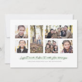 Lichtbild und religiöse Feiertagskarte (Vorderseite)