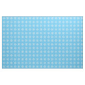Lichtblau-weiße Schneeflockenmuster Stoff (Fat Quarter (45,7 x 55,9 cm))