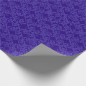 Lichtblaue Damaskus-Fehler Geschenkpapier (Ecke)