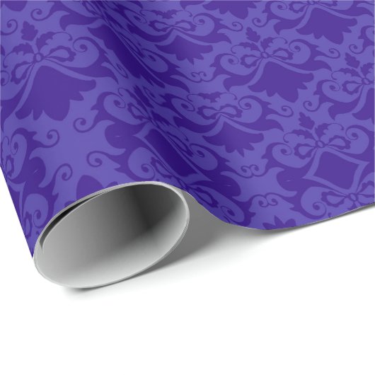 Lichtblaue Damaskus-Fehler Geschenkpapier (Rolleneckpunkt)