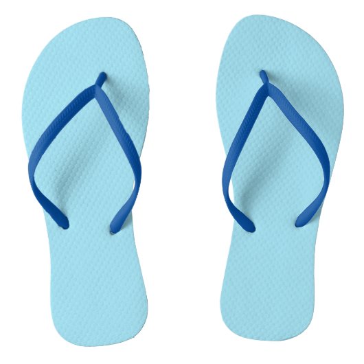 Lichtblaue Flip Flops Badesandalen (Fußbett)