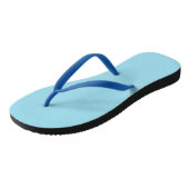 Lichtblaue Flip Flops Badesandalen (Schrägansicht)