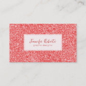 Lichtblaue Glitzer-Textur mit Glitzern Visitenkarte (Vorderseite)