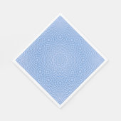 Lichtblaue Imitate Tulle Design Serviette (Ecke)