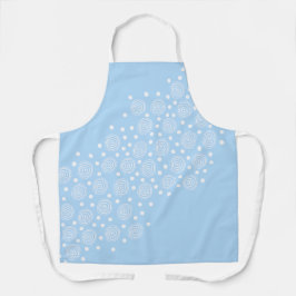 Lichtblaue Kreise in der Schürze der Kreise