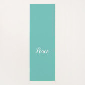 Lichtblaue Meditation Yogamatte (Rückseite)