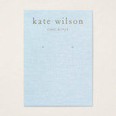 Lichtblaue Ohrsichtkarte (Vorderseite)