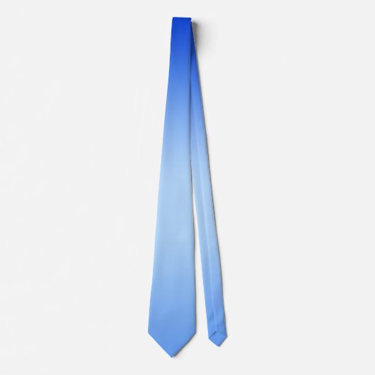 Lichtblauer Farbverlauf Krawatte (Vorderseite)