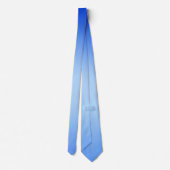 Lichtblauer Farbverlauf Krawatte (Rückseite)