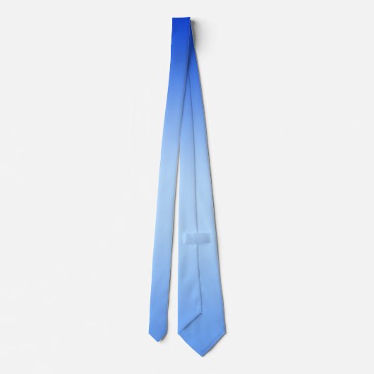 Lichtblauer Farbverlauf Krawatte (Rückseite)