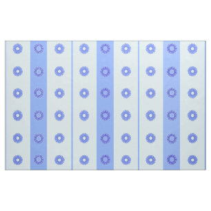 Lichtblaues dunkles blaues Blume-Muster Stoff