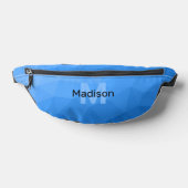 Lichtblaues Gradientengeometrie Bauchtasche (Ablage )