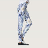 Lichtblaues Muster Leggings (Rechts)