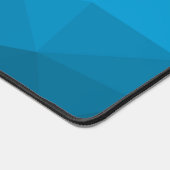 Lichtblaues zyangradientengeometrisches Muster Schreibtischunterlage (Ecke)