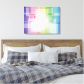 Lichtblitz Leinwanddruck (Insitu (Schlafzimmer))