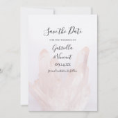 Lichtblütige rosa Kristalle Hochzeitsszenarien spe Save The Date (Vorderseite)