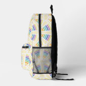 Lichtbögen Bedruckter Rucksack (Rechts)