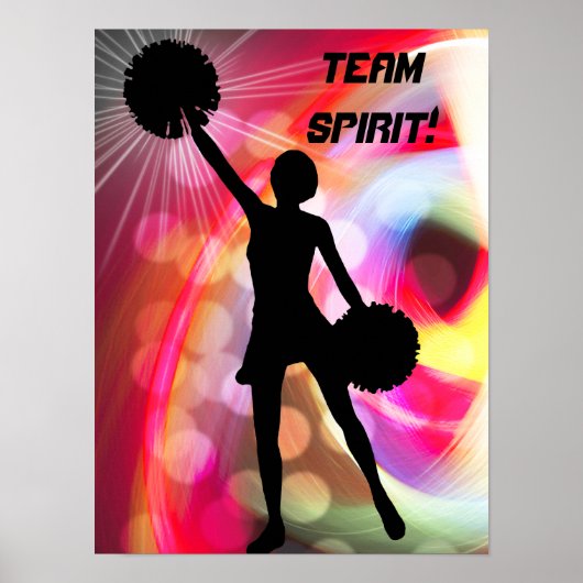 Lichtbogen mit Cheerleader Poster (Vorne)