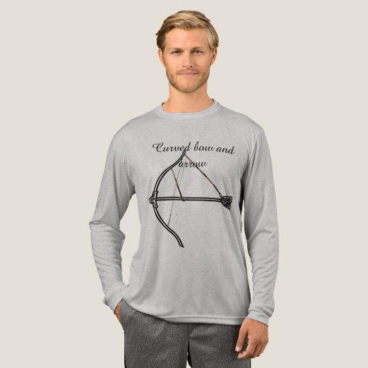 Lichtbogen-Schlag-Bogen-Symbol Tri-Blend Shirt (Volle Vorderseite)