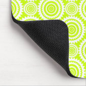 Lichtbogenfarbenes geometrisches Muster Mousepad (Ecke)