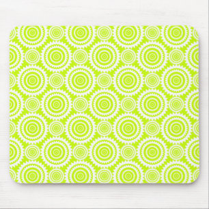 Lichtbogenfarbenes geometrisches Muster Mousepad
